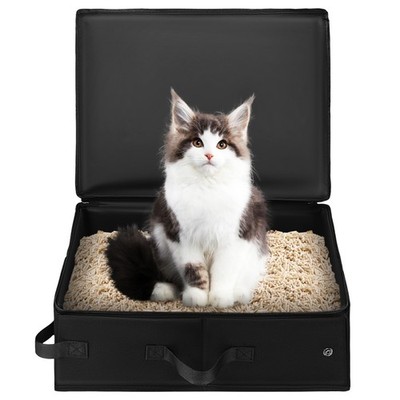 Litter Box Für Katzen Faltbare Katzentoilette Katzenstreubehälter