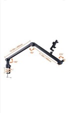 Microphone Boom Arm with Desk Mount 360 Rotatable Adjustable Mic Stand