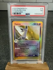 2003 Pokémon EX Espeon Reverse Foil Sandstorm #16 PSA 7 New Cert on eBay