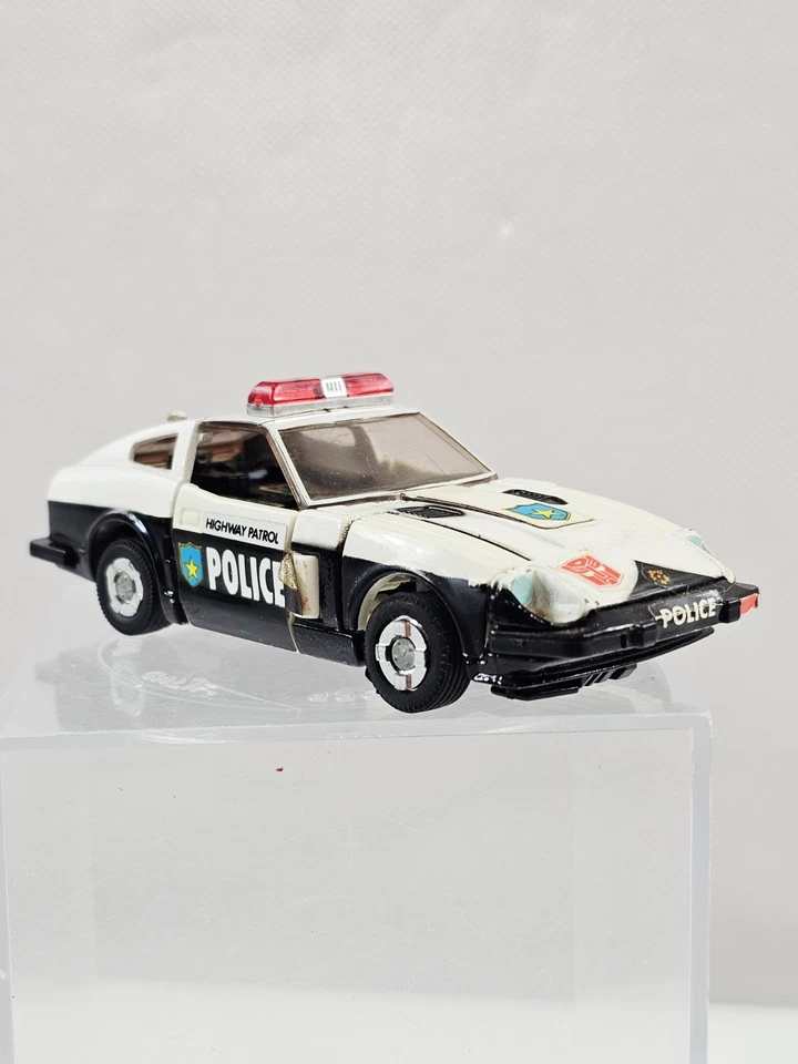 Transformers G1 Prowl 1982 Japan Takara Police Highway Patrol Datsun 280Z Vtg - Image 3 of 4