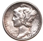 1929D Mercury Dime - Very Fine -Details - #9579D
