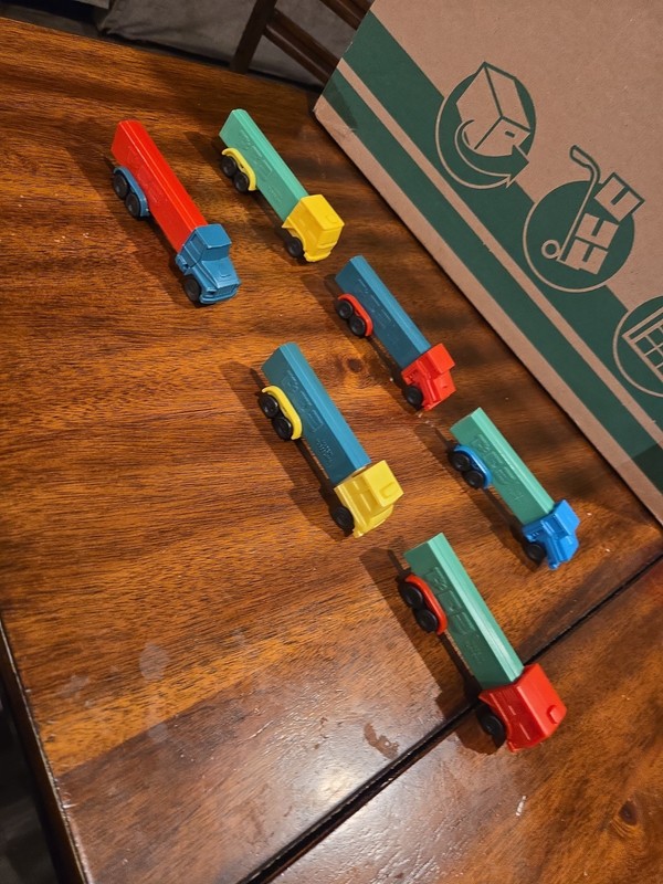 Truck Pez Dispenser Set Of 6