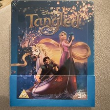 Disney Tangled 3D + 2D Blu-ray STEELBOOK 🇬🇧 from Zavvi UK 🇬🇧🆕