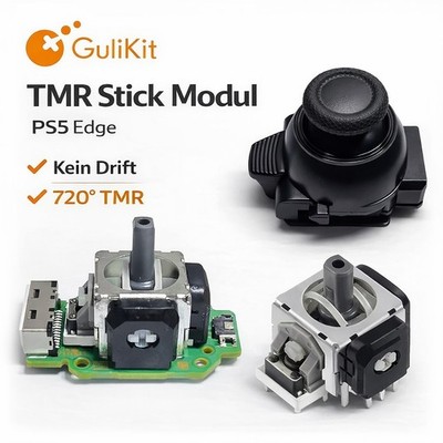 GuliKit TMR 720° Stick Modul für PS5 DualSense Edge | Magnet Joystick
