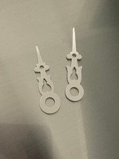 Zeiger weiß für Zifferblatt Kuckucksuhr 2