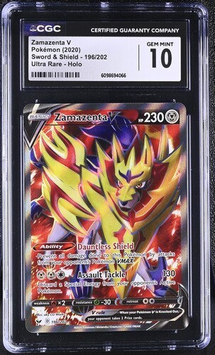 Zamazenta V graded CGC 10 for sale on eBay