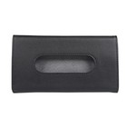 Sun Visor PU Paper Holder Tissue Box Desktop Tissue Organizer Case Napkin Box fo