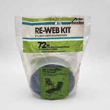 Vintage NOS Arden Paradise Re-Web Kit Chair Webbing 2 3/16" Wide 72’