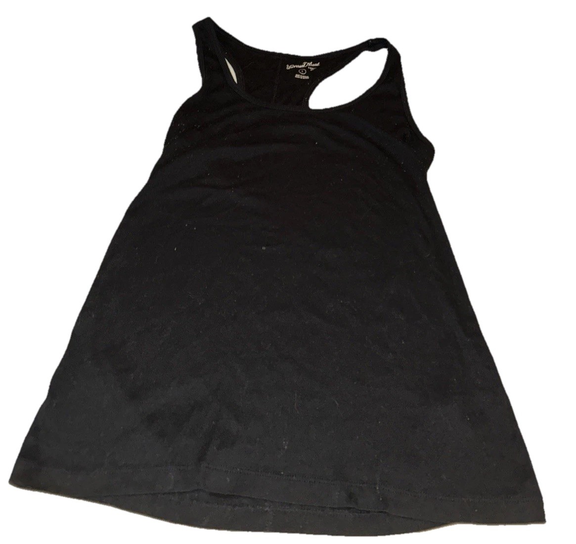 Universal Thread Large Pullover Ribbed Faded Blac… - image 1