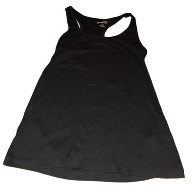 Universal Thread Large Pullover Ribbed Faded Black Sleeveless Tank Top
