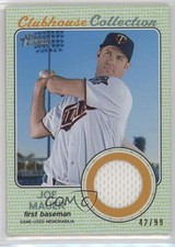2017 Topps Heritage Clubhouse Collection Relics Gold 42/99 Joe Mauer HOF 7jo