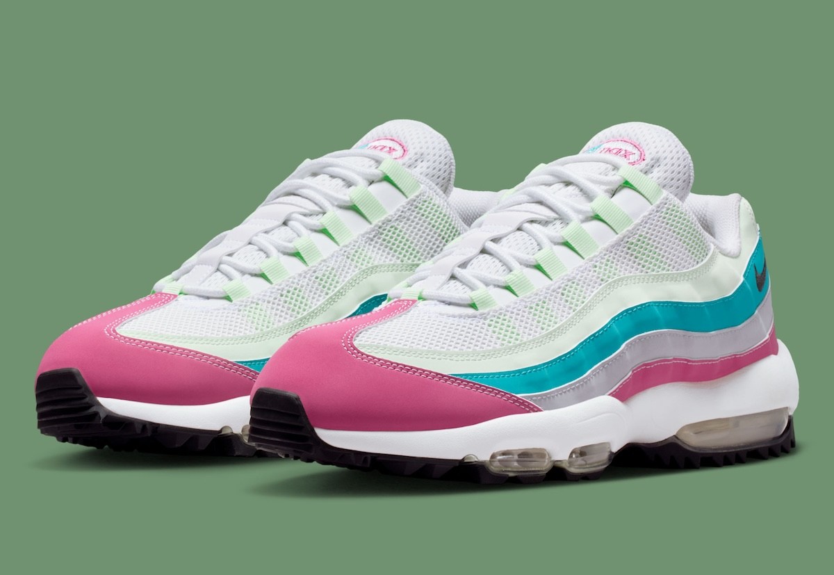 Nike Air Max 95 G Golf Fierney Peony Volt Tint Dusty Cactus HV4696