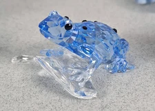 Retired Rare NEW Swarovski SCS Blue Dart Frog Limited Edition 2009 MIB #955439