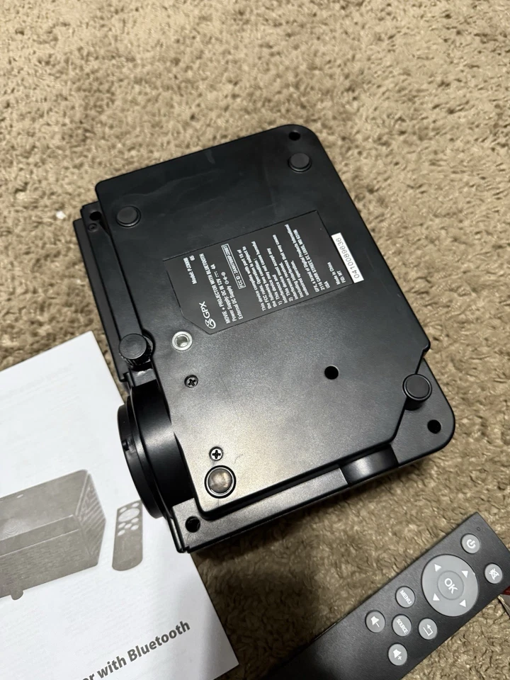 GPX Projector with Bluetooth - USB & Micro SD Ports (PJ300B) - Black ASIS READ D - Image 3 of 4