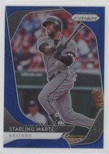 2020 Panini Prizm Blue Prizm Starling Marte #41 6h5