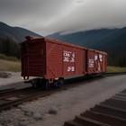 Life Like 8478 HO Scale CBQ W/B Boxcar #26216 EX/Box — photo 1