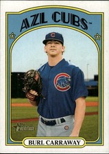 2021 Topps Heritage Minor League #149 Burl Carraway