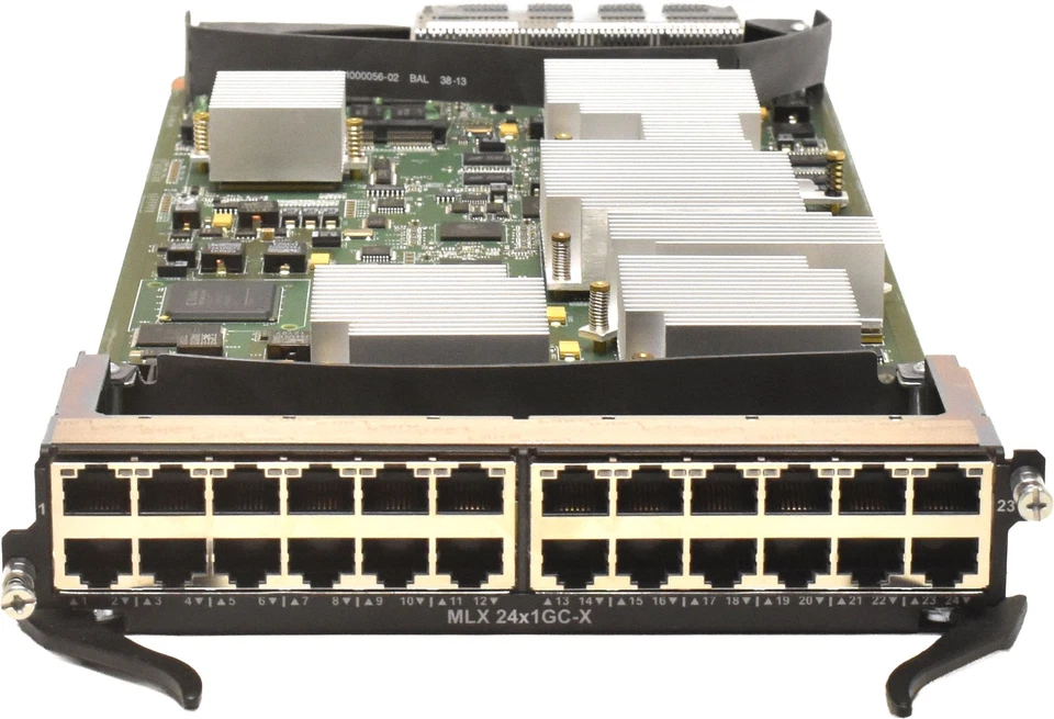 Brocade  BR-MLX-1GCX24-X-ML Module 24Port RJ45 10/100/1000 80-1006802-XX - Bild 2 von 4
