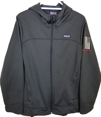 Patagonia x American Horror Story Cult Men  Ukiah Hoody Zip Up Hoodie Sz L Gray