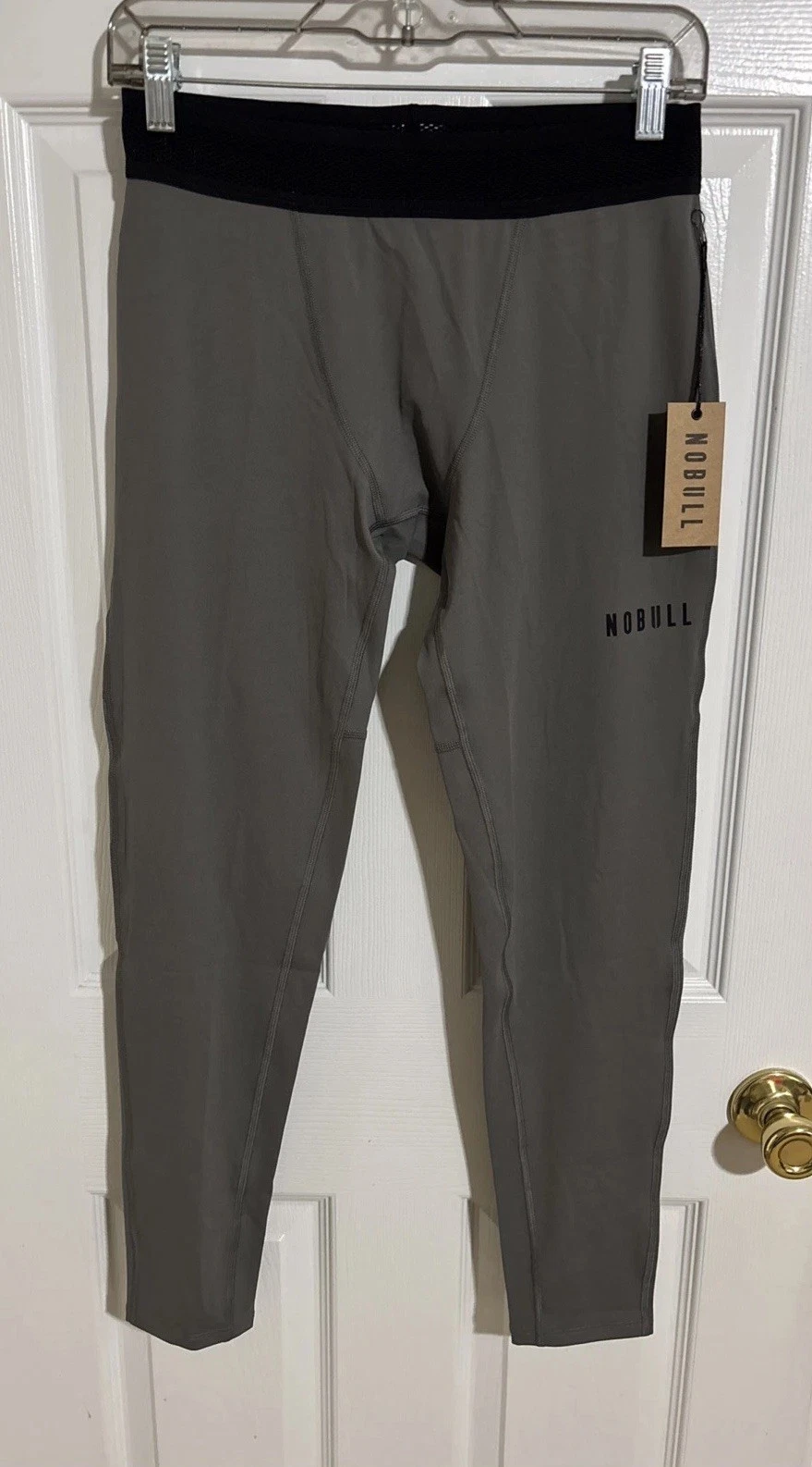 Nobull Men’s Compression Tight Dark Gray Base Layer Size Large - NEW WITH TAGS
