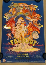 Fallout Gold Foil Variant Screen Print Poster by Martin Ansin