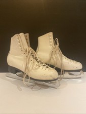 Omnitrade Celebrity Series Size 5 1/2 B Ice Skates White England