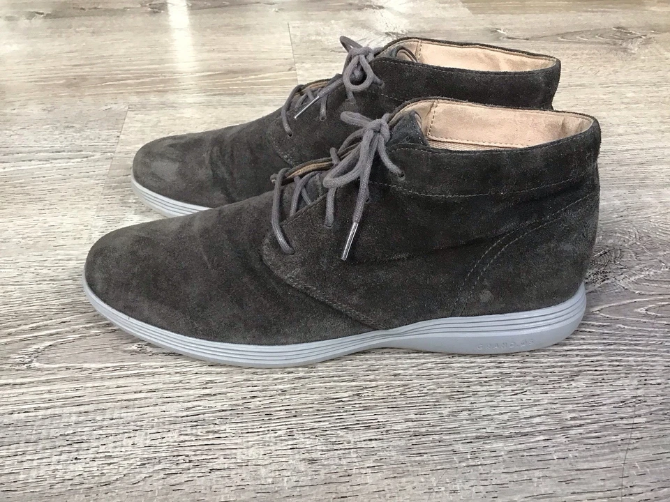 Cole Haan Grand Os Hombres Talla 10 M Marrón Gamuza Chukka Botines C26184 Foto 4 de 4
