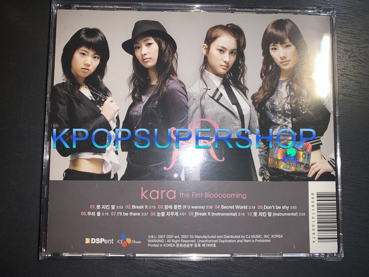Kara 1st Album The First Bloooooming CD Good Condition Rare OOP