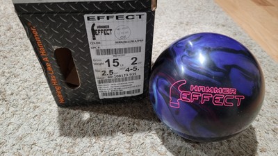 HAMMER社 EFFECT 15LB 4OZ Hammer Effect Bowling Ball 1st Quality | 15 Pounds | 4-5