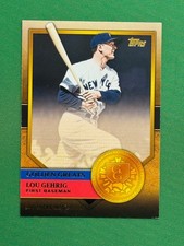 2012 Topps Baseball Golden Greats #GG-1 Lou Gehrig