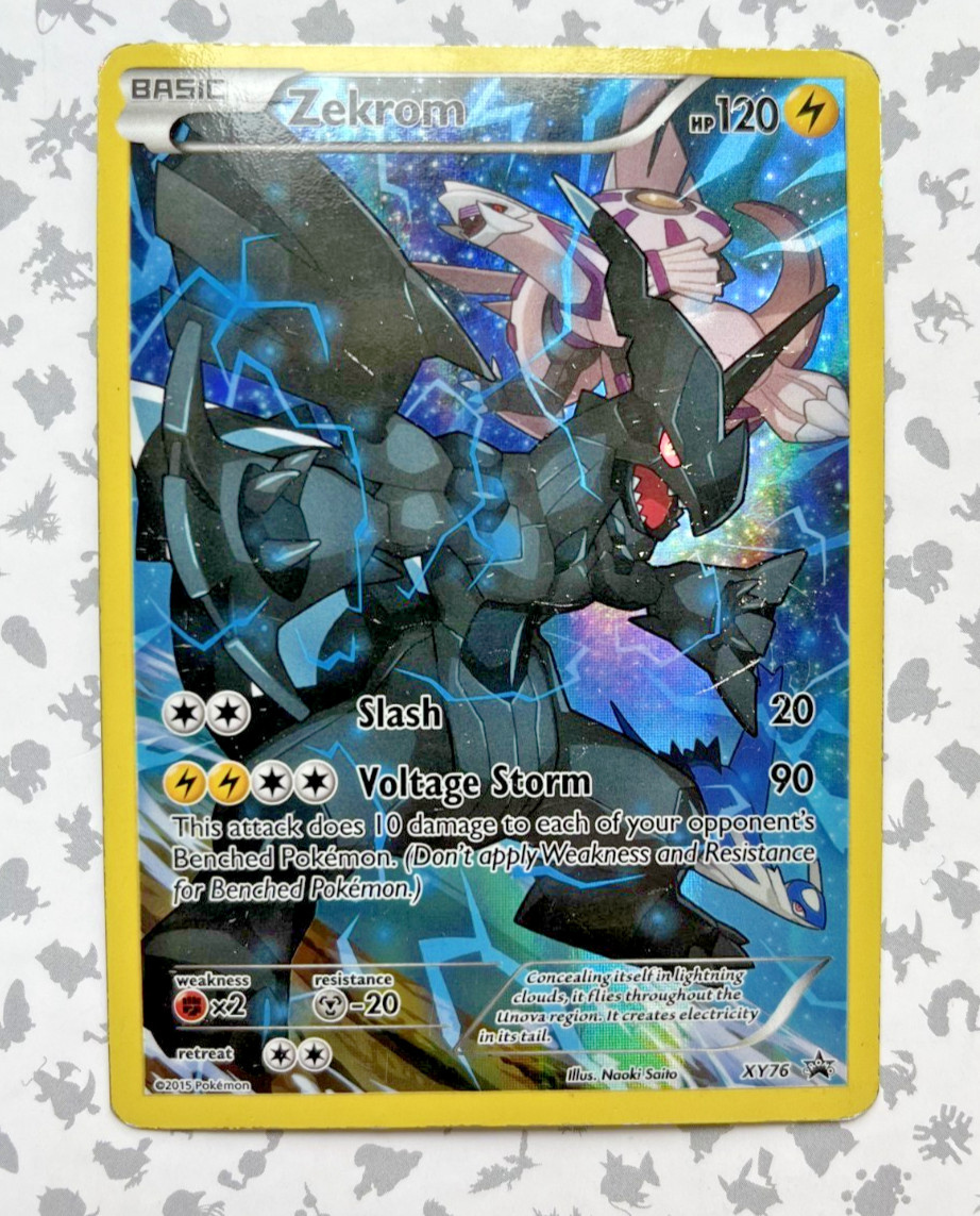 Zekrom XY76 Promo XY Black Star Promos Pokemon NM FULL ART