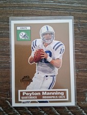 2005 Topps Turn Back the Clock Football #5 - Peyton Manning - Indianapolis Colts