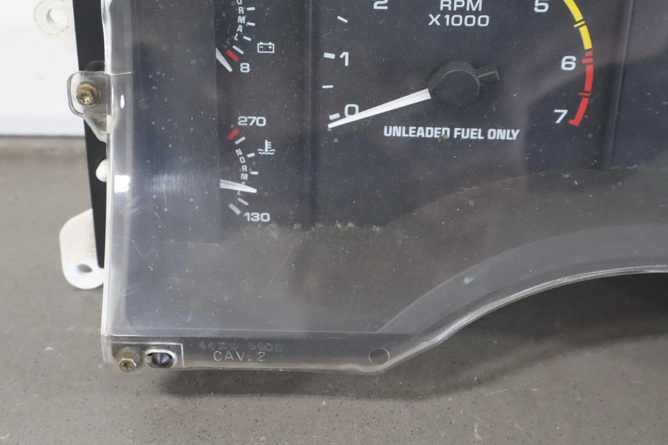 Painel de instrumentos velocímetro 03/1992-93 Ford Mustang 140 mph - Imagem 3 de 4