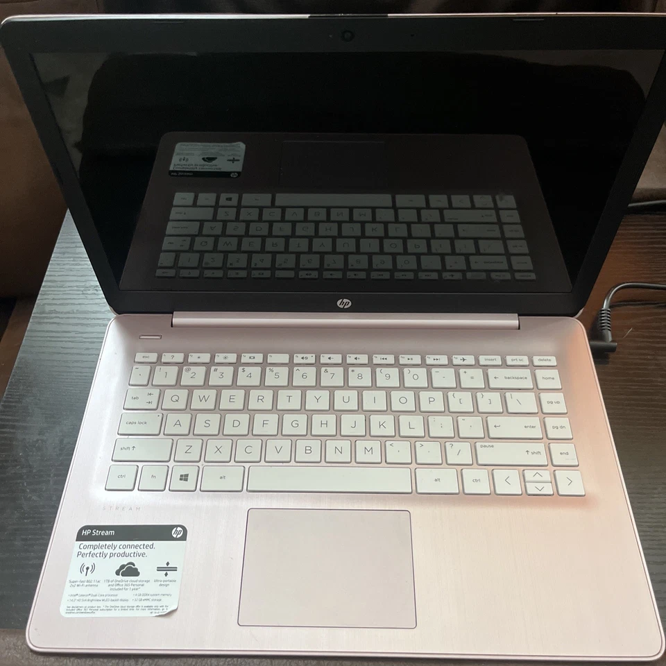 Portátil HP Stream Modelo 14-cb163wm 14". Incluye cargador. (Leer descripción) Foto 2 de 4