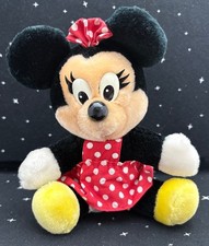 VTG Disneyland/Disney World "Minnie Mouse" Plush Toy 7" 1980's-1990's