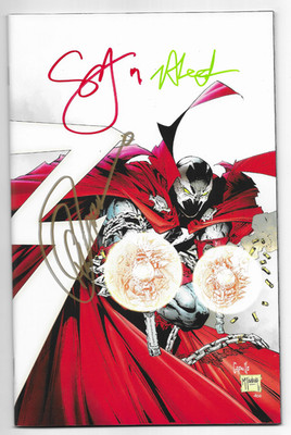 Spawn 300 1:25 virgin variant 3x signed Alexander Snyder Capulla