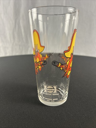 Vintage 1973 YOSEMITE SAM Glass Pepsi Collector Series Warner Bros. Looney Tunes - Picture 2 of 6
