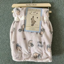 NEW Winnie the Pooh Bear “LOVE, POOH” Collection Disney Plush Pink Baby Blanket