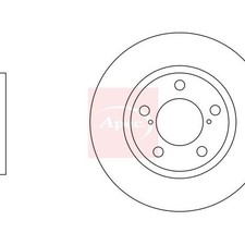 For TOYOTA RAV 4 III A3 2005 to 2014 BRAKE DISC (FRONT) (SINGLE) DSK2749