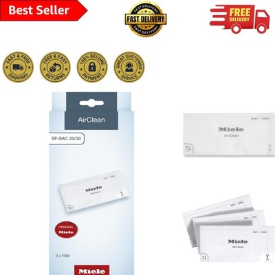 Reusable Genuine AirClean Filters Pack of 3 for Optimal Vacuum Performance