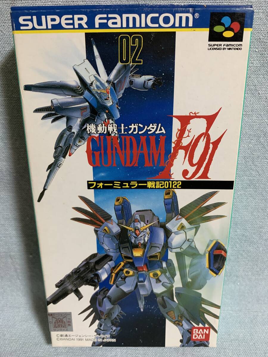 SFCソフト「機動戦士ガンダムF91」中古動作品の出品です。 Unused] Mobile Suit Gundam F91 Nintendo Super Famicom SFC Software
