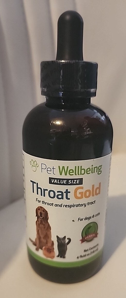 Pet Wellbeing Throat Gold Natural Throat Respiratory Tract