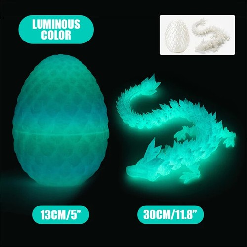 3D Dragon Mystery Dragon Egg Poseable Joints Surprise Gift Toy for Autism ADHD. - Picture 28 of 28