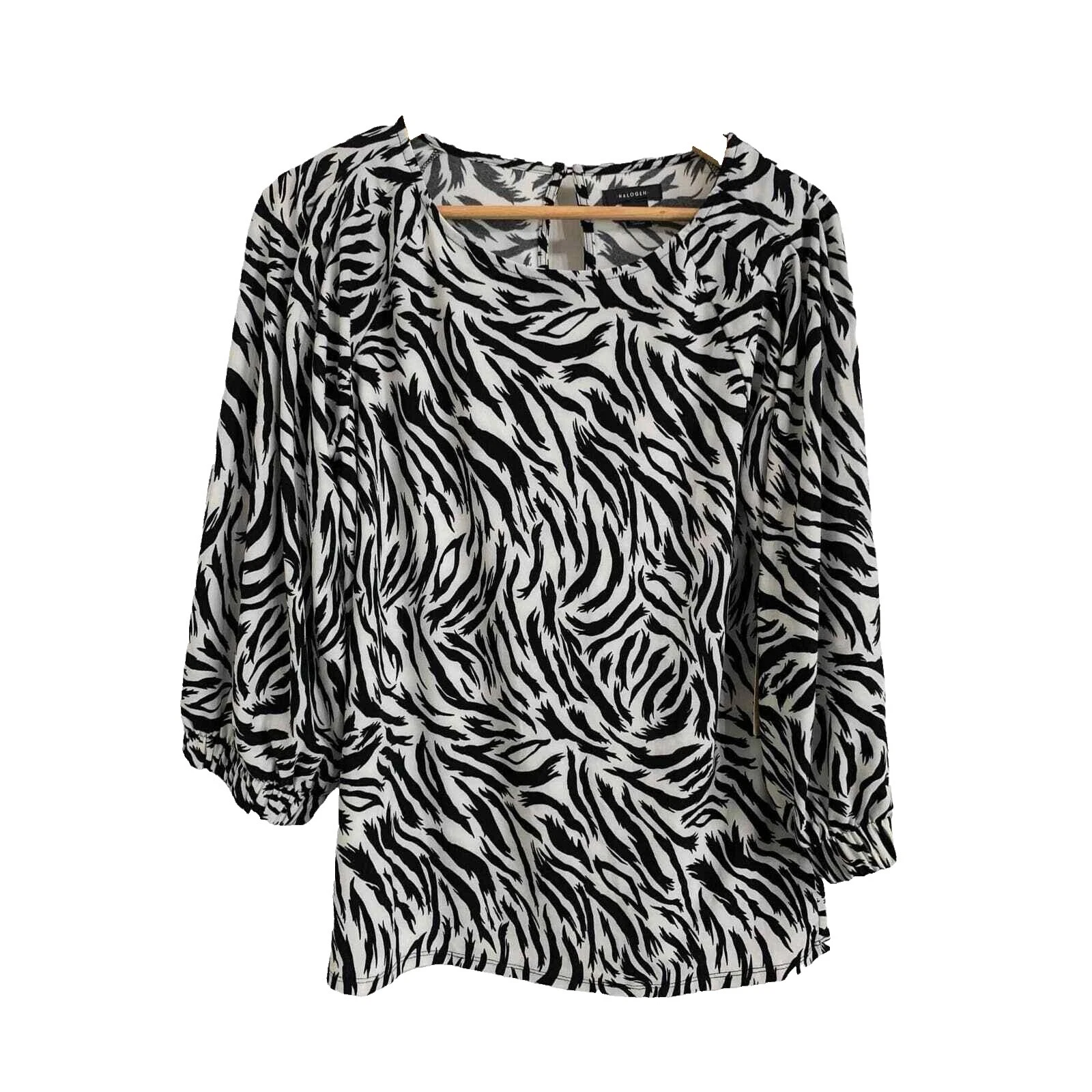 Estampado Animal plisado Tops para mujer