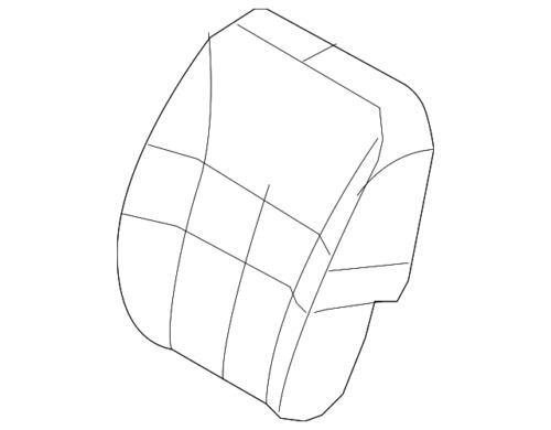 Asamblea de cubierta de asiento delantero izquierdo para Ford Lincoln MKX 2013-2014 (N/P DA1Z-7864417BC)