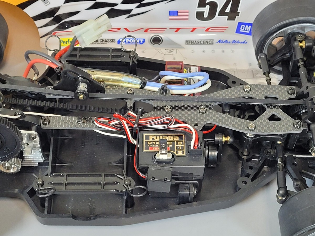 Tamiya 1/10 R/C Corvette C5-R Race Car TA-04S Chassis ESC