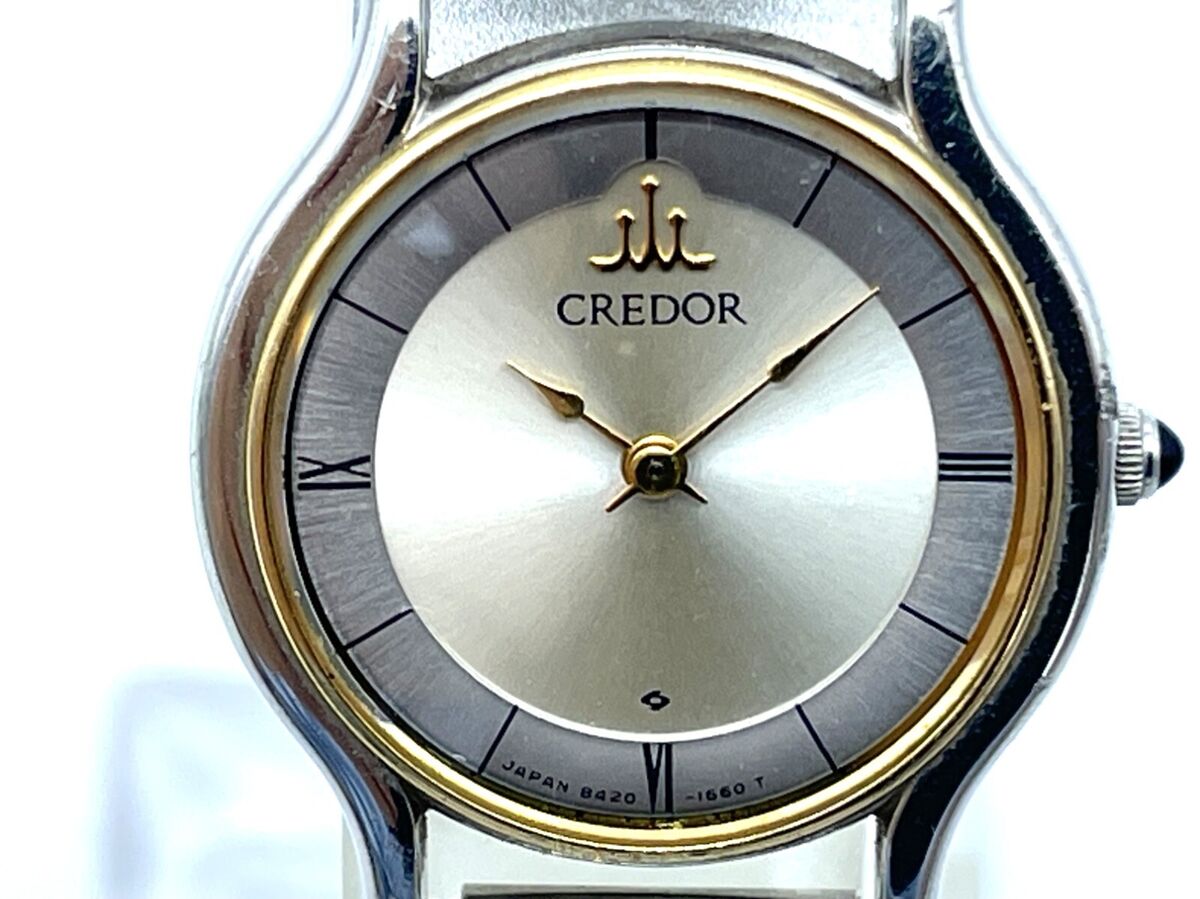 Vintage SEIKO Credor Quartz Ladies Watch 18K Gold Bezel Vintage SEIKO Credor Quartz Ladies Watch 18K Gold Bezel
