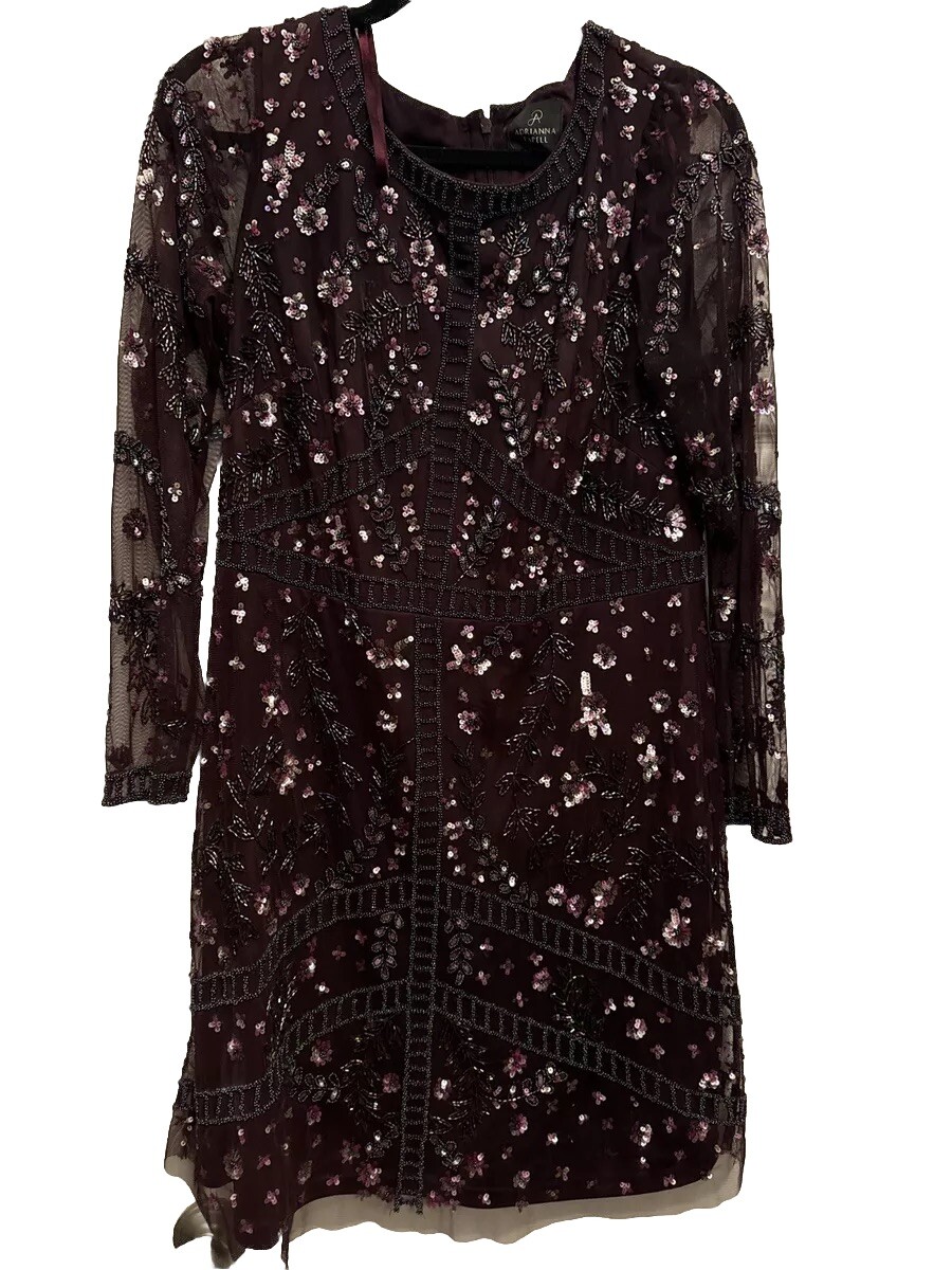 Adrianna Papell Womens Sequin Dress Size 14 | eBay Adrianna Papell Womens Sequin Dress Size 14 | eBay
