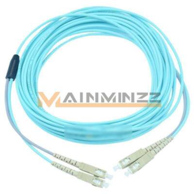 NEW LISTING200M Armored Cable SC-SC UPC MM 10G OM3 50/125 Duplex Fiber Optical P