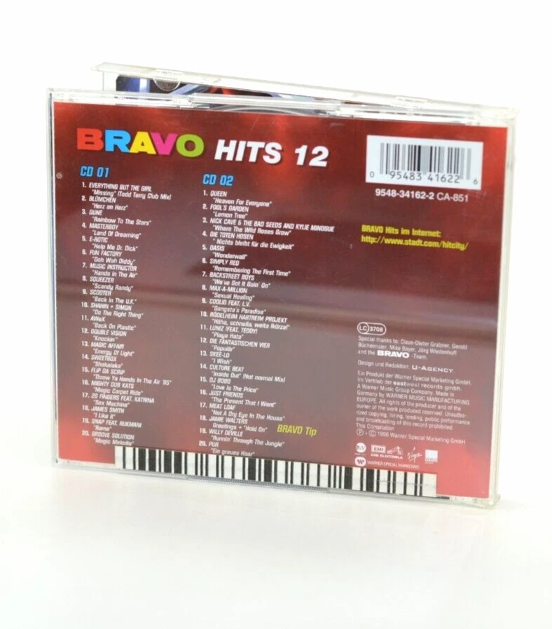 BRAVO HITS 12 - Various (2 x CD 1996) - Bild 3 von 3